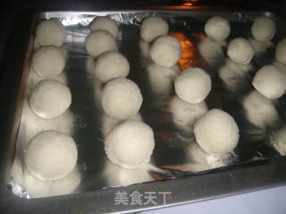蛋白椰蓉球的做法步骤：4