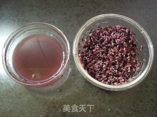 心形紫米糕的做法步骤：1