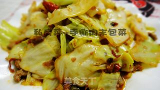 [花样包菜]私房菜---手撕肉末包菜的做法步骤：14