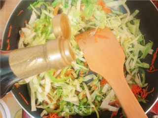 什锦包菜炒饭的做法步骤：10