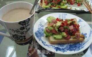 一个人的晚餐：简单披萨+自制奶茶的做法步骤：17