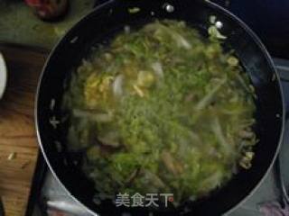包菜扯面的做法步骤：9