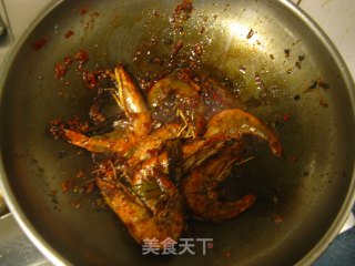 豆瓣干烧虾的做法步骤：5