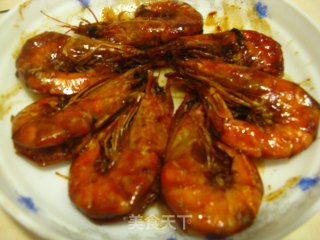 豆瓣干烧虾的做法步骤：7