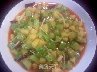烩双丁的做法步骤：8