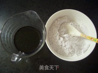 紫糯米团的做法步骤：6