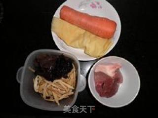 【花样包菜】象素鸭皮----双皮包菜卷的做法步骤：2
