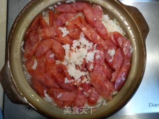 春天里之幸福晚餐——腊味煲仔饭的做法步骤：3
