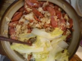 春天里之幸福晚餐——腊味煲仔饭的做法步骤：5