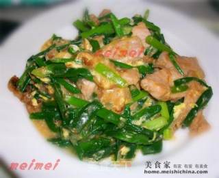 家常菜肴@@猪肉炒葱的做法步骤：6