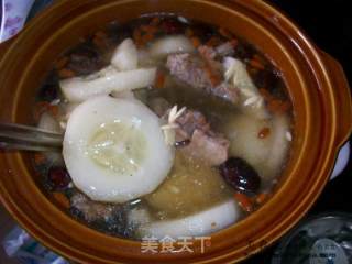 家常煲汤@@老黄瓜炖烧肉骨的做法步骤：7