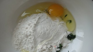 荠菜蛋饼的做法步骤：5