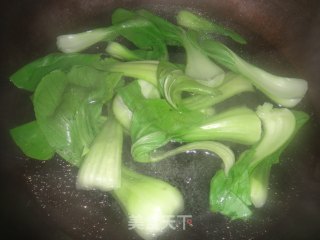 香菇油菜的做法步骤：2