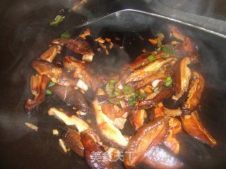 香菇油菜的做法步骤：4