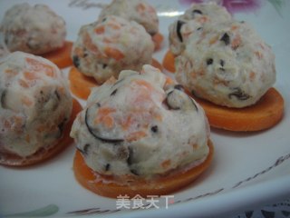 极（鸡）品丸子的做法步骤：6