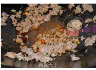 酸豇豆炒肉末的做法步骤：4
