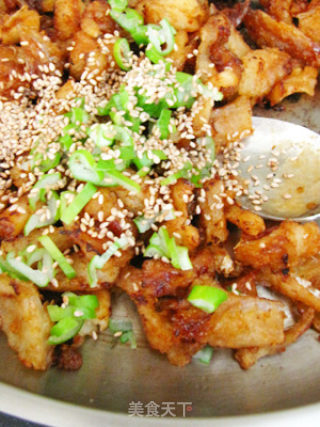 酱油炒干明太鱼的做法步骤：6