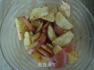 懒人烤土豆的做法步骤：2