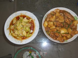 蒜仔鸡肉烧小土豆的做法步骤：13