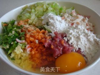 花样包菜——咖喱包菜丸的做法步骤：3