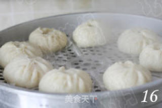 周末营养早餐之九 酱肉大包的做法步骤：16