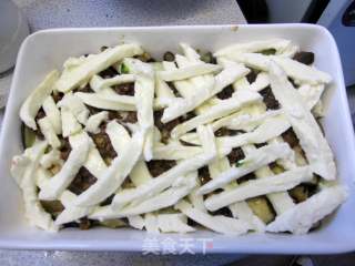 奶香味诱惑—肉酱焗茄子的做法步骤：16