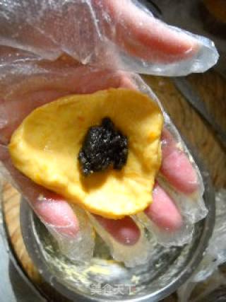 烫面南瓜馅饼的做法步骤：7