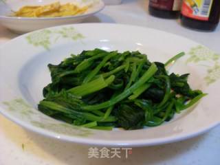 凉拌菠菜粉丝的做法步骤：2