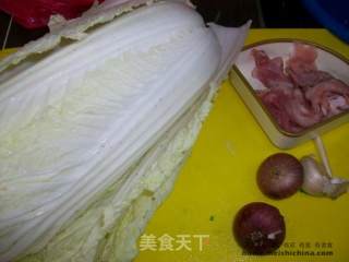 家常菜肴@@最平民炒大白菜的做法步骤：1
