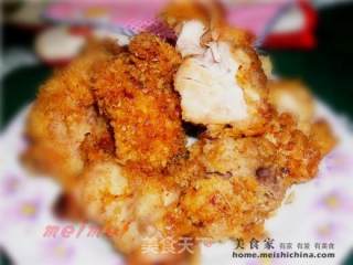 家常菜肴@@香酥辣味炸鸡块的做法步骤：10