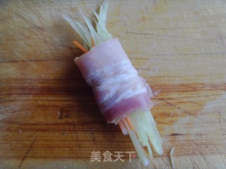 培根菜卷的做法步骤：4