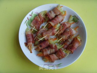 培根菜卷的做法步骤：6