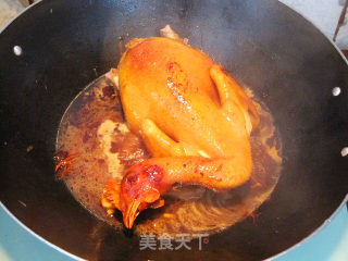 香菇鼓油鸡的做法步骤：8