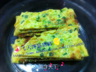 嫩南瓜鸡蛋饼的做法步骤：8
