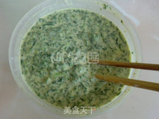 荠菜饼的做法步骤：5