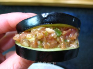 鱼香茄饼的做法步骤：3