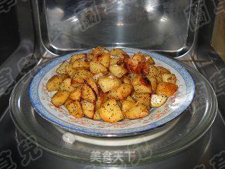 微波香烤孜然土豆的做法步骤：8