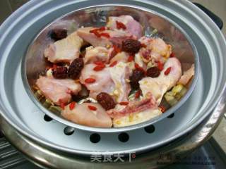 家常菜肴@@简单快手蒸鸡的做法步骤：5