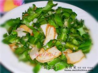 家常菜肴@@清炒四连豆的做法步骤：6