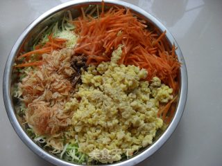 自制美味素菜包的做法步骤：3