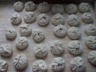 自制美味素菜包的做法步骤：7