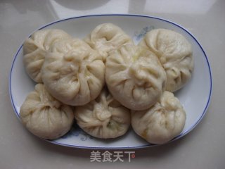 自制美味素菜包的做法步骤：9