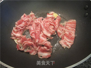 九层塔炒羊肉的做法步骤：2