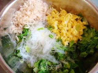 【花样包菜】晶莹剔透——烫面蒸包的做法步骤：4
