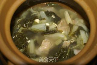 菜干南北杏龙骨汤的做法步骤：7