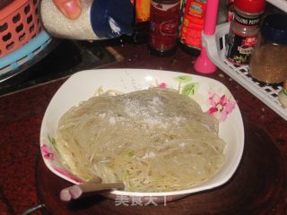 凉拌豆芽粉条的做法步骤：5