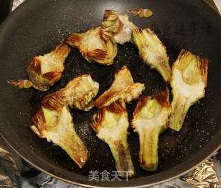 朝鲜蓟沙拉的做法步骤：11