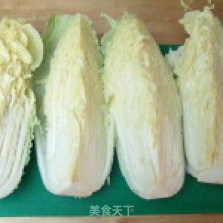 韩式泡菜 （辣白菜）的做法步骤：1