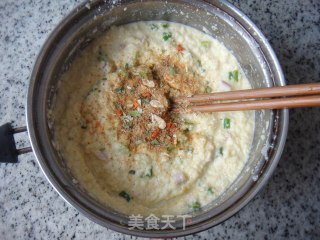 豆渣鸡蛋饼的做法步骤：4