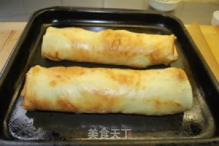 蛋饼肉末卷的做法步骤：16
